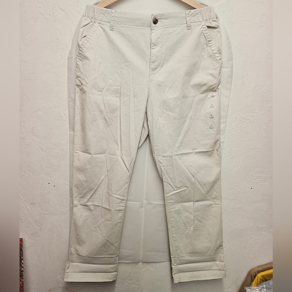 Old Navy Women's High Waisted Og Chino Pants-NWT- Large